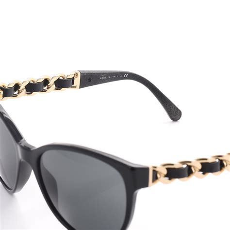 chanel sunglasses with chain arms